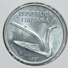 Italy 1951 10 Lire 198138