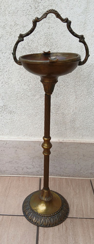 Antico posacenere ottone da - in,