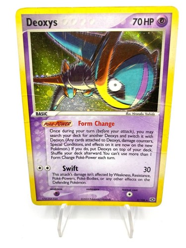 Carta pokemon deoxys - deoxys, set