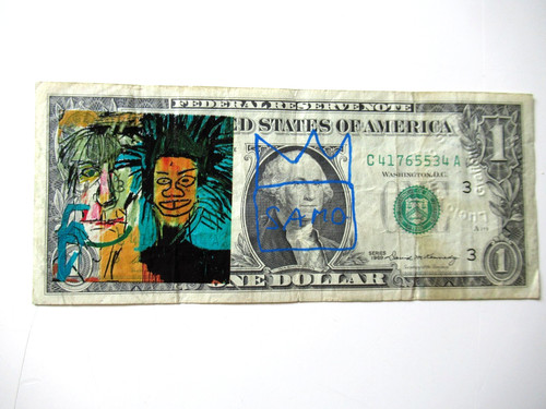 Basquiat banconota da - j.m.basquiat:,