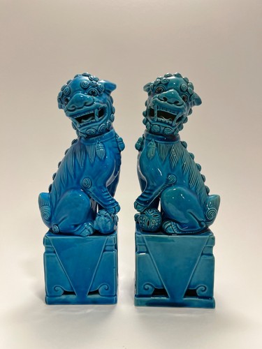Coppia cani ceramica - coppia,