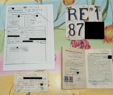 Targa RE libretto originali