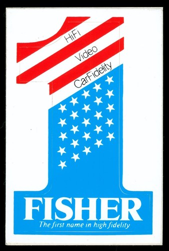 Adesivo pubblicitario fisher - adesivo,