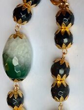 Collana girocollo mid Century perle di Quarzo  Vintage made in Italy.