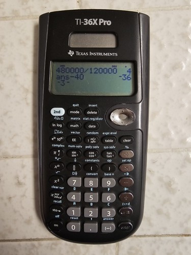 Texas instruments 36x - texas, ti-36x