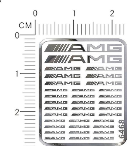Decalcomanie cromate amg - decalcomanie,