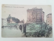 CARTOLINA VIGNANELLO PONTE DELLA COMMENDA VITERBO LAZIO ANIMATA PAESAGGISTICA