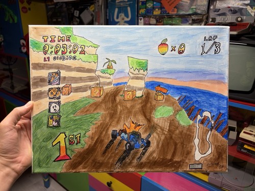 Quadro crash bandicoot ctr - quadro,