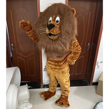 Costumi mascotte leone marrone