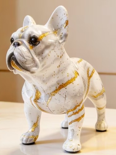Scultura bulldog francese - bulldog,