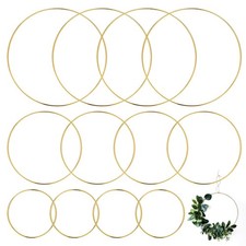 12 Pcs Aros Metalicos