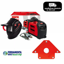 Saldatrice Inverter Elettrodo TELWIN FORCE 165 Kit Maschera Cavi Pinze Accessori