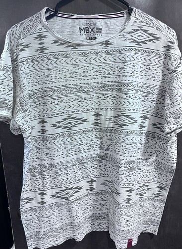 Mbx denim wear tshirt - wear, bianco