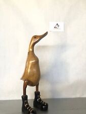 papera legno arredo vintage arredamento comodini vetrine Papera decorata papere