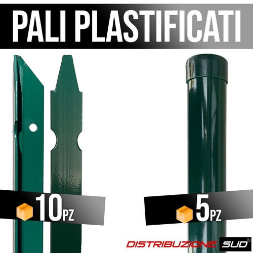 Pali ferro plastificati - in,