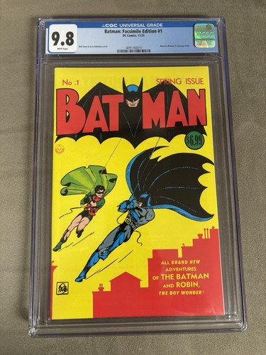 Batman ristampa facsimile - batman,
