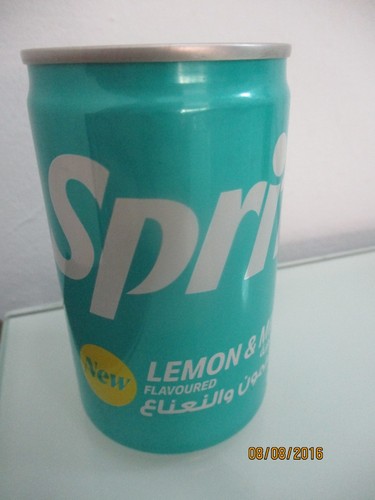 Sprite limone menta una - e, menta: