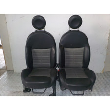 INTERNO COMPLETO SEDILI ANTERIORI POSTERIORI PELLE FIAT 500 (312) [2007 IN POI]