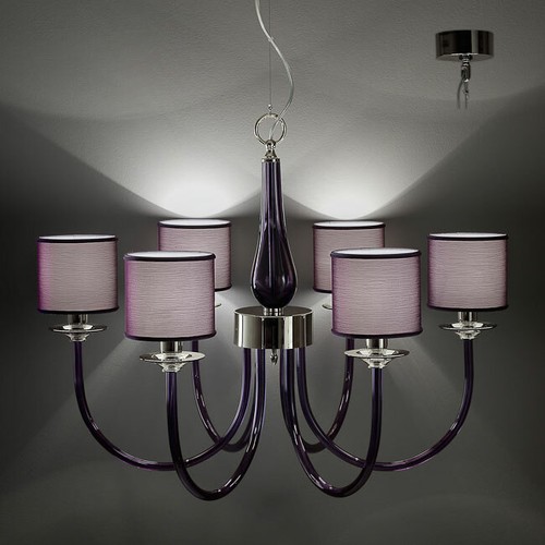 Italamp lampadario 383 viola - italamp, 383/6