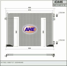 Condensatore OPEL VIVARO A X83