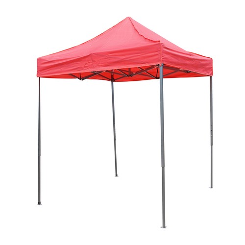 Gazebo rosso 2x2 altezza - rosso,