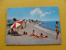 (FG.R93) CROSIA - La spiaggia di MIRTO animata (vg 1977, ediz.Vivardi) Cosenza