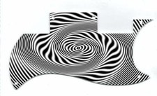 Battipenna grafico personalizzato per Epiphone SG Special VE Hypnotwirl