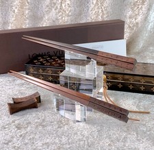 Bacchette LOUIS VUITTON 25° Anniversario Monogramma Limitato Legno Regalo VIP