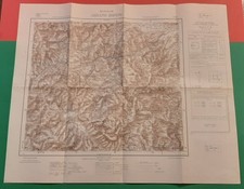 ARIANO IRPINO IGM IGMI FOGLIO N. 174 USO MILITARE AGGIORNATA AL 1962