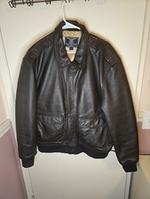 Giacca da volo bomber in pelle