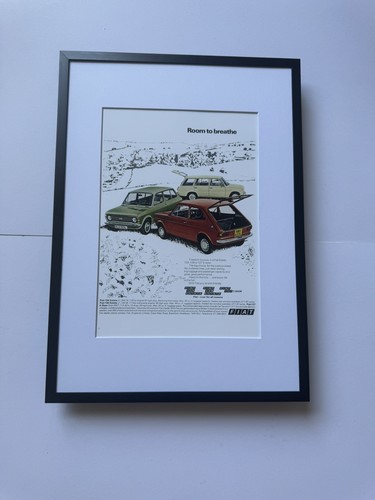 New framed print fiat 127 - new,