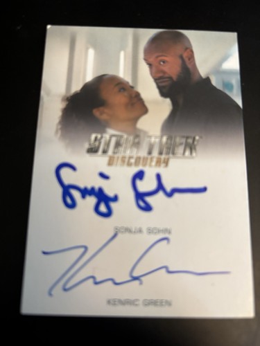 Scheda autografa sonja sohn - autografa,