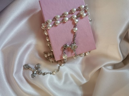 Heart rosary beads half - rosary,