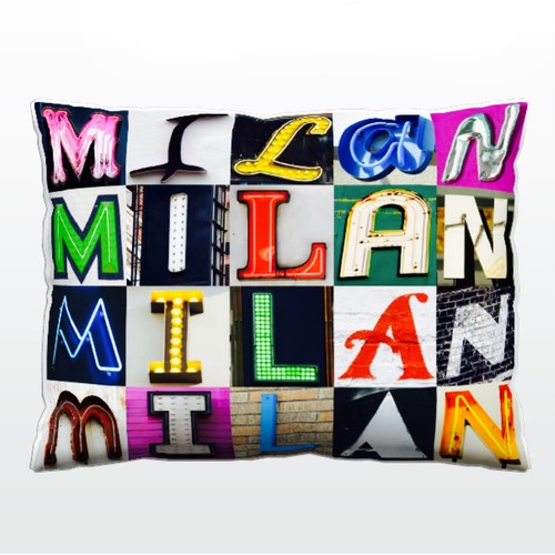 Cuscino personalizzato con - , il