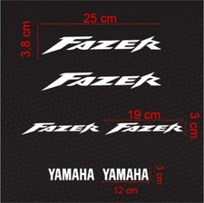 Adesivi Stile Compatibile Yamaha Fazer 2002-2005 Prespaziati Serbatoio e Casco