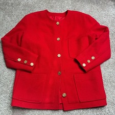 Vintage Chanel Red Tweed 3