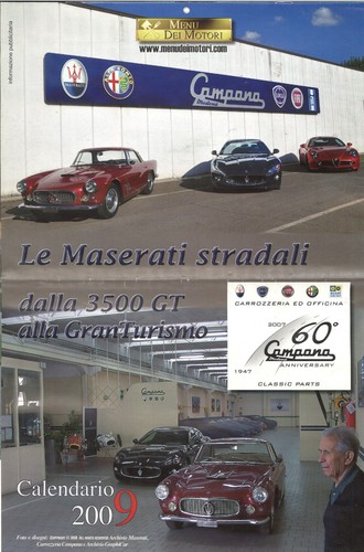 Calendario 2009 carrozzeria - calendario,