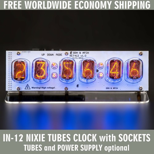 Nixie tubes orologio su - in-12,