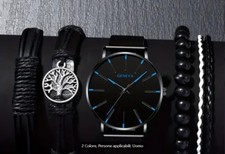 SET DI ACCESSORI : OROLOGIO +