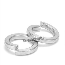 RONDELLE SPACCATE IN ACCIAIO INOX GROWER ANTISVITAMENTO DA mm.2 A mm.30 DIN127B