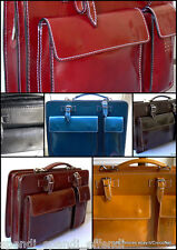 CARTELLA VALIGETTA DONNA PROFESSIONALE LAVORO PELLE UNISEX VARI COLORI