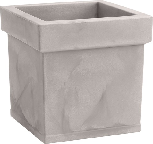 Vaso quadrato resina themis - vaso,