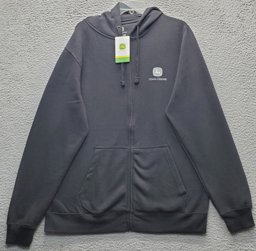 John deere full zip hoodie - full,