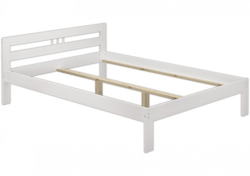 Solido bianco telaio letto