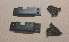 2x Turntable Dust Cover Hinge Bracket Brackets Back Plate PIONEER PL-518 PL-518X