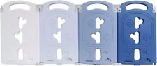 4 pannelli  per recinto box bambini pieghevole, grigio/azzurro/blu - YOLEO