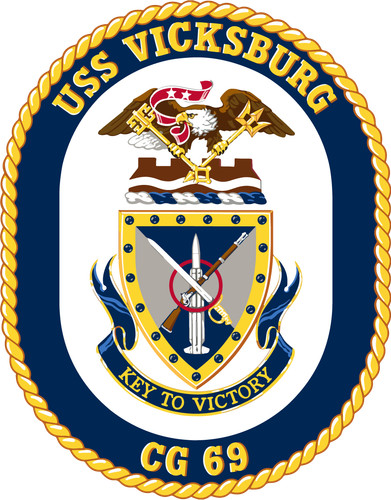 Adesivo distintivo uss - cg-69,