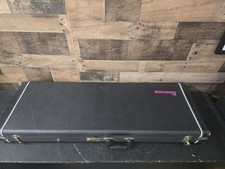 Custodia rigida per chitarra Ibanez Jem fine anni 80 nera ROSA logo rosso