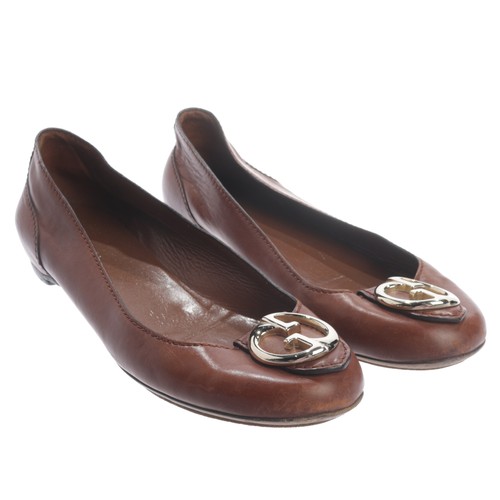 Ballerine gucci marrone - marrone, 38,5