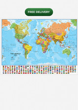 Poster Mappa del Mondo